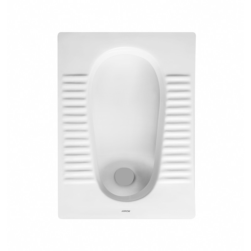 Sanitary Ware Toilet Squatting Pan , ARROW ALD507CE Ceramic Squat Toilet